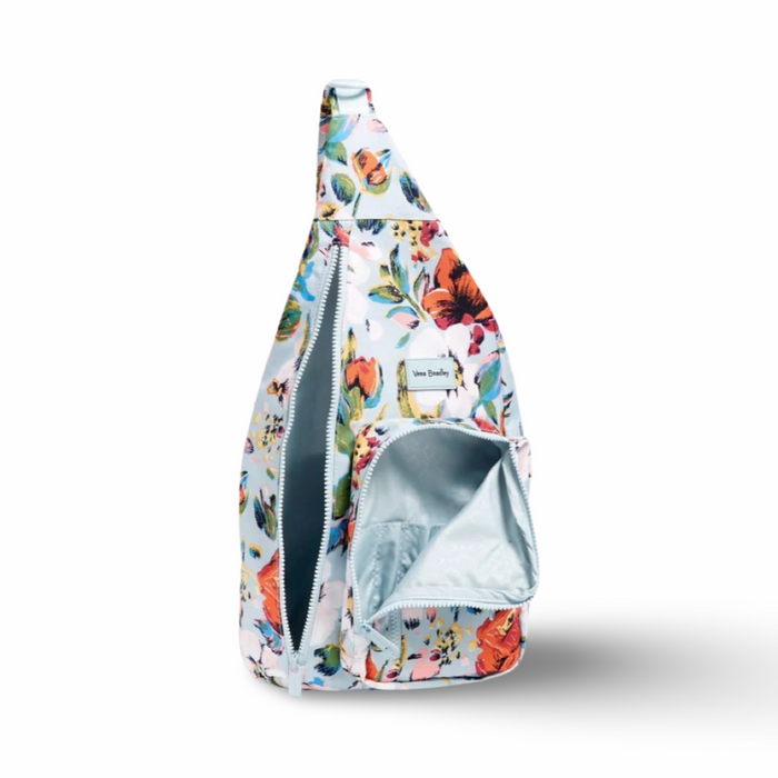 Vera Bradley Sling Backpack: Sea Air Floral