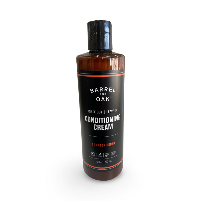 Rinse Out/Leave In Conditioning Cream 16 oz. Bourbon Cedar