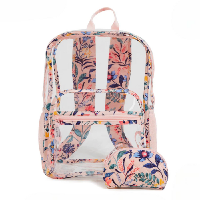 Vera Bradley Clearly Colorful Backpack Set Paradise Coral