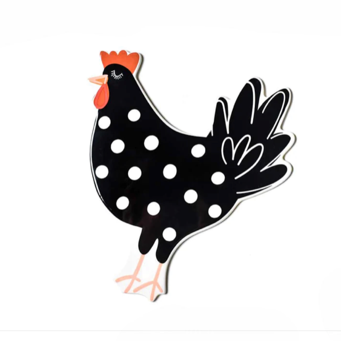 Happy Everything Polka Dot Chicken Attachment