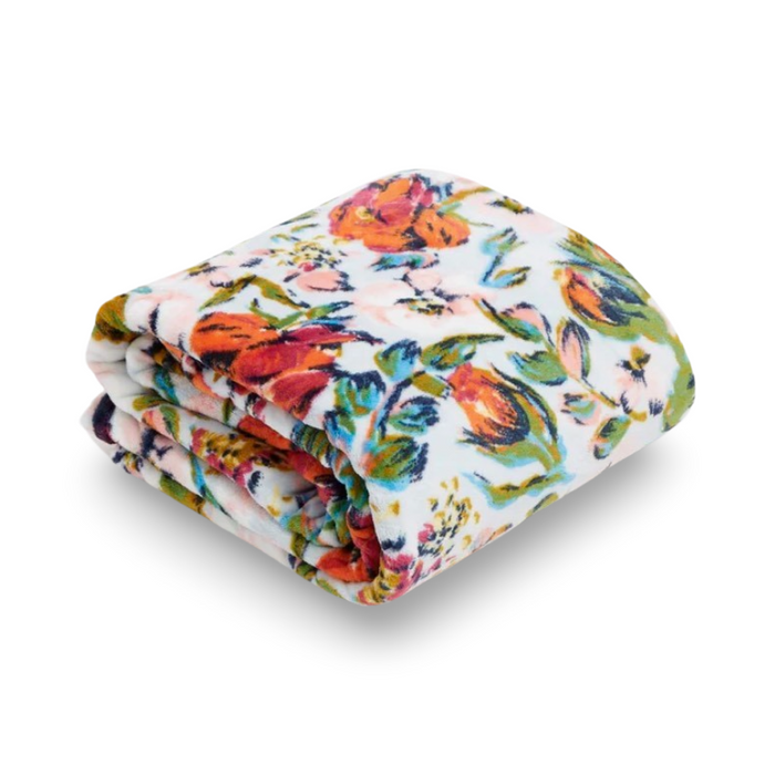 Vera Bradley Plush Throw Blanket - Sea Air Floral