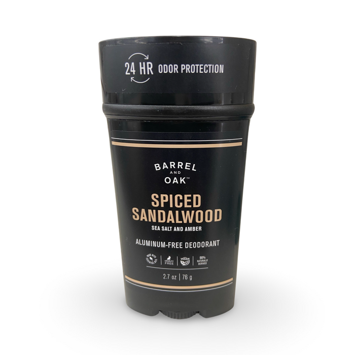Barrel & Oak 24-Hour Deodorant - Spiced Sandalwood 2.7 oz.