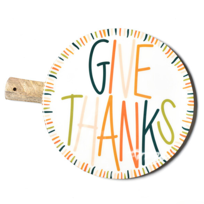 Give Thanks 12” Serving Board by Coton Colors