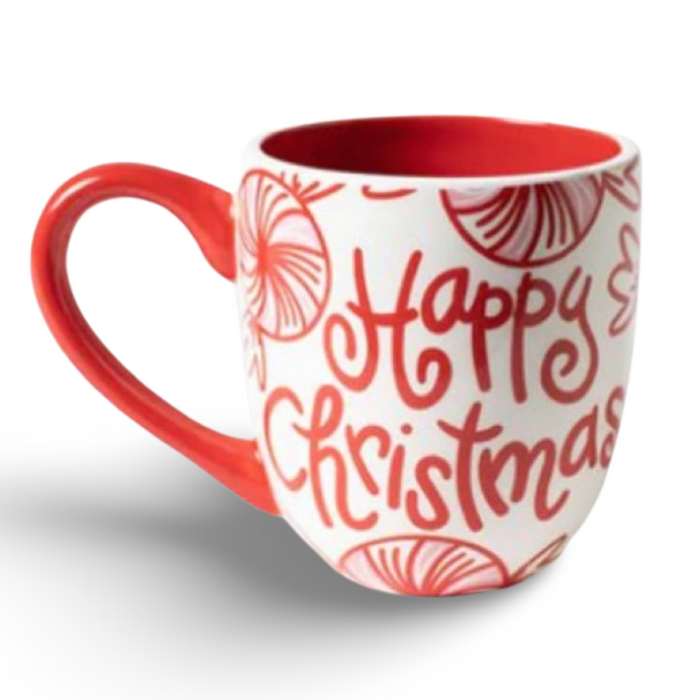 Happy Everything Happy Christmas Peppermint Mug