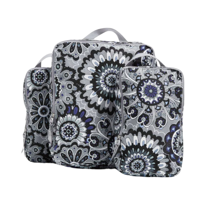 Vera Bradley Compression Packing Cube Set in Tranquil Medallion