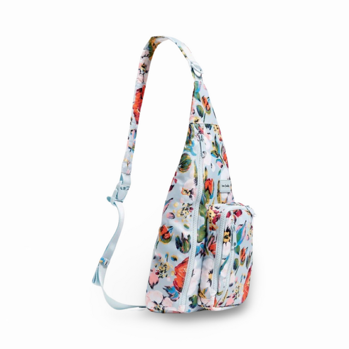 Vera Bradley Sling Backpack: Sea Air Floral