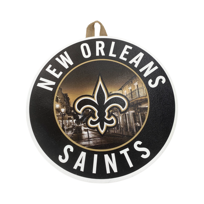 Round Door Hanger-New Orleans Saints