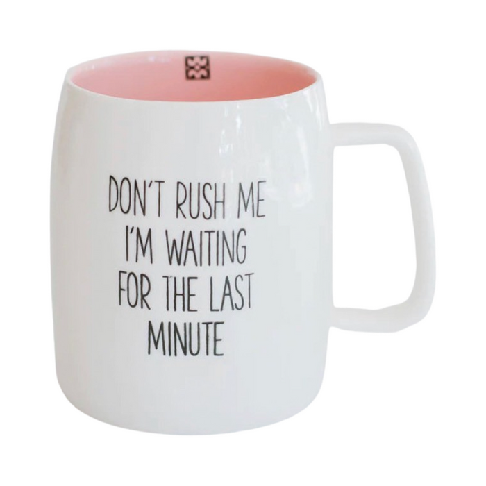 Ceramic Mug “Waiting for the Last Minute”