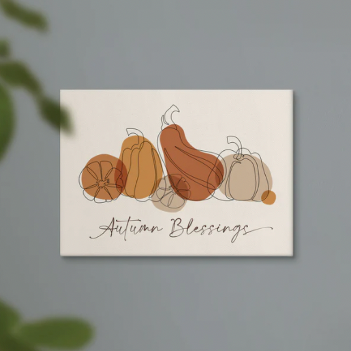 Autumn Blessings Canvas