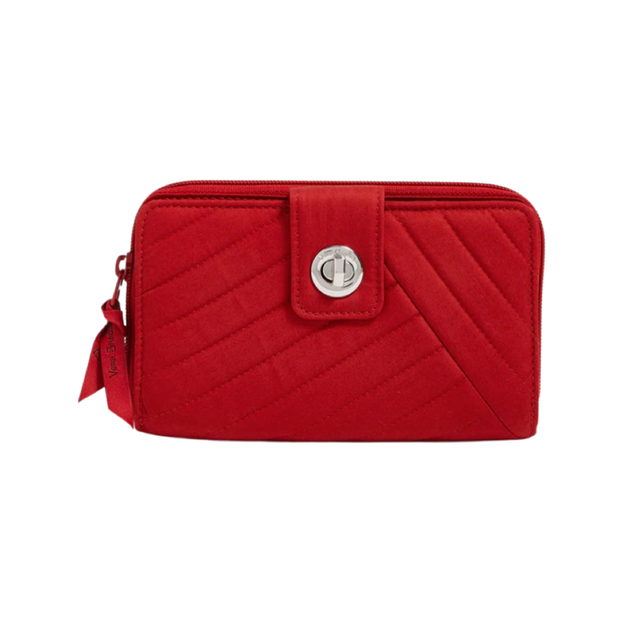 Vera Bradley RFID Turnlock Wallet Cardinal Red