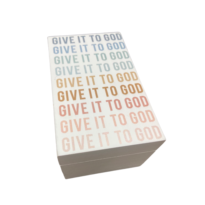 "Give it to God" Prayer Box