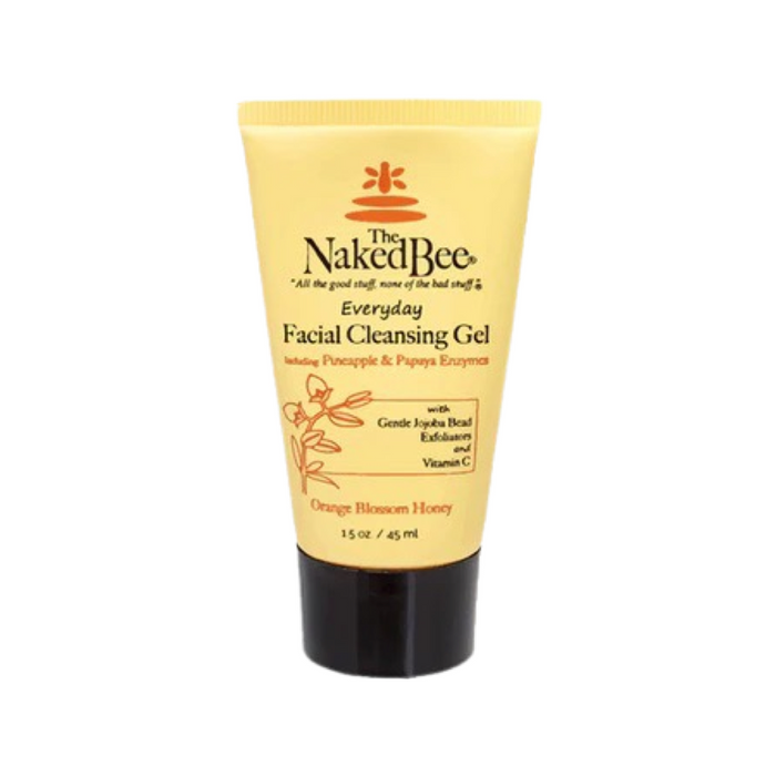 Naked Bee 1.5 oz. Travel Orange Blossom Honey Everyday Facial Cleansing Gel