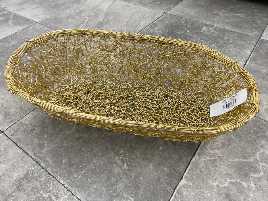 Gilded Loaf Basket