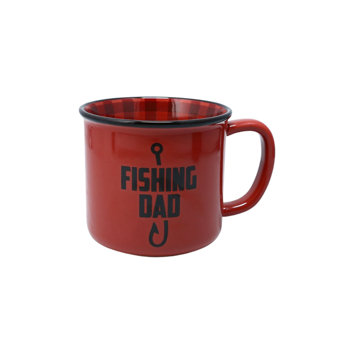 18 oz Mug Stoneware Mug Fishing Dad