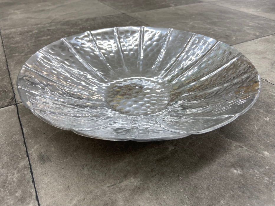 Aluminum Medium Hammered Round Bowl