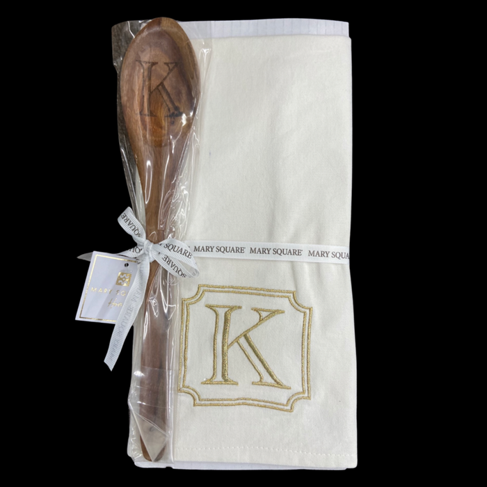Tea Towel/Spoon Set "K"