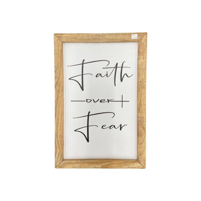 12.5”x 18.5” Adult & Teen Challenge ART “Faith Over Fear”