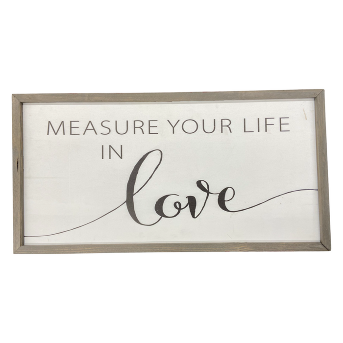 29” x 15” Adult & Teen Challenge ART “Measure Your Life in Love”