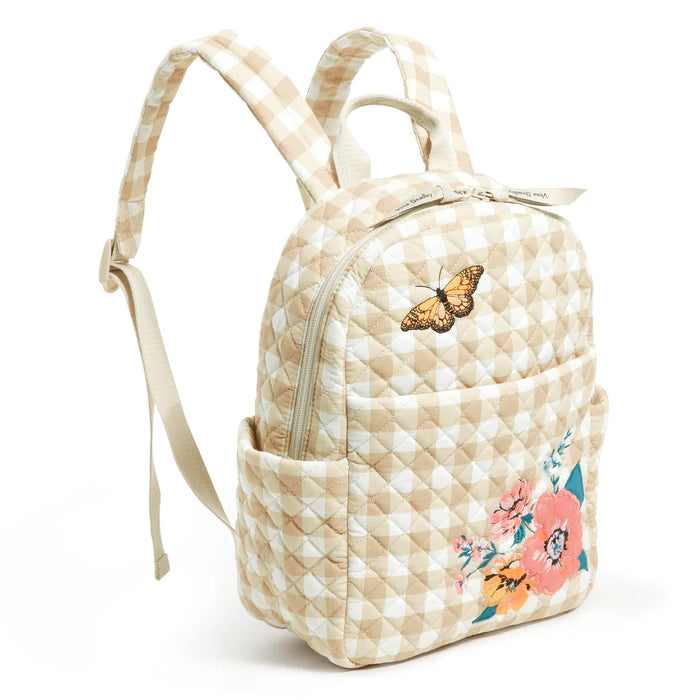 Vera Bradley Small Backpack Peach Blossom Picnic