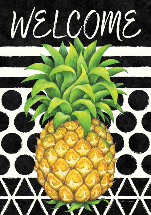 Bold Pineapple - Flag by Tina Wenke-Mini Flag