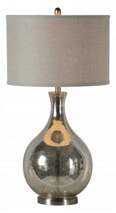 Candace Mercury Glass Table Lamp 35"H