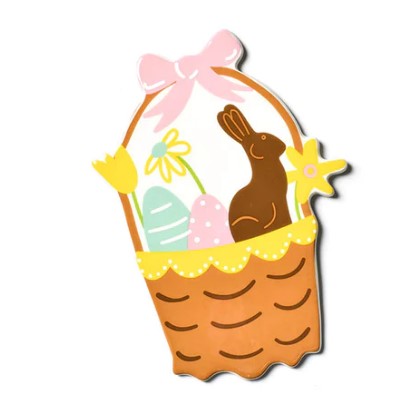 Happy Everything Bunny Basket Attachment