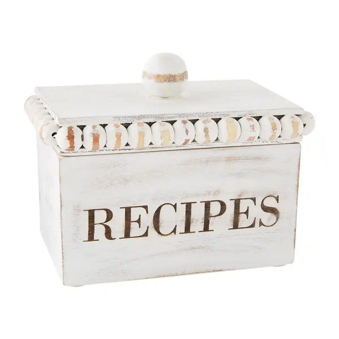 Beaded Recipe Box Set