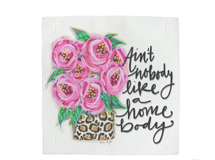 Ain’t Nobody Like A Homebody Square Pillow Swap