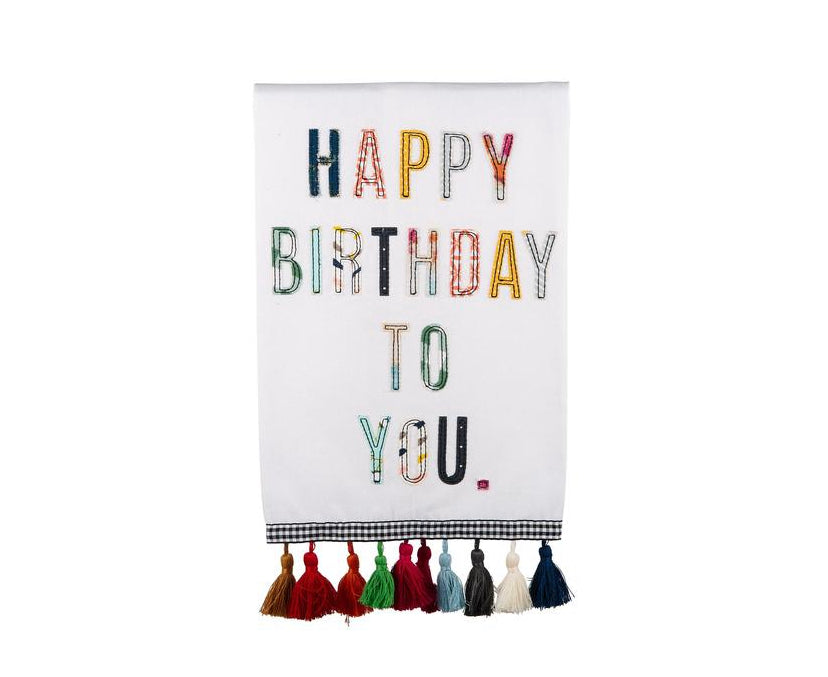 "Happy Birthday to You"  Tea Towel