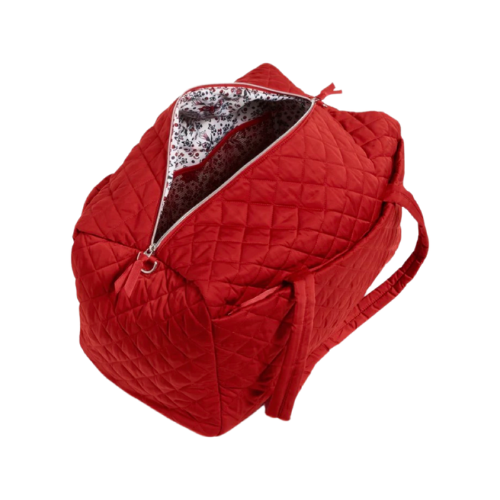 Vera Bradley Large Travel Duffel Bag in Performance Twill-Cardinal Red