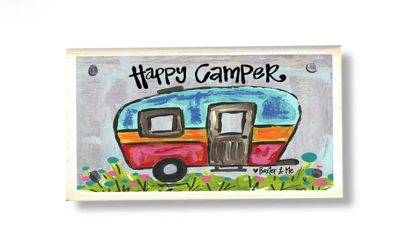 Baxter & Me Happy Block-Happy Camper