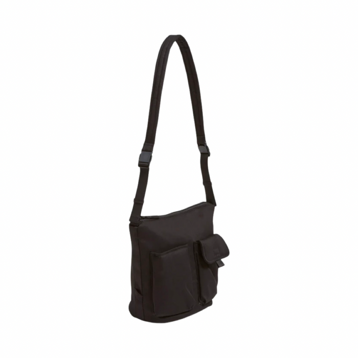 Vera Bradley Utility Bucket Crossbody Bag in Recycled Cotton-Black