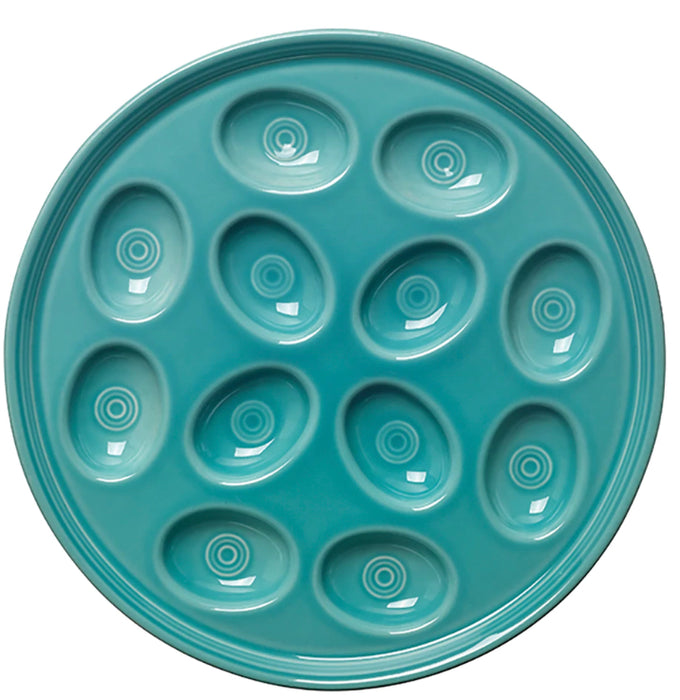 Fiesta Egg Plate/Tray-Turquoise