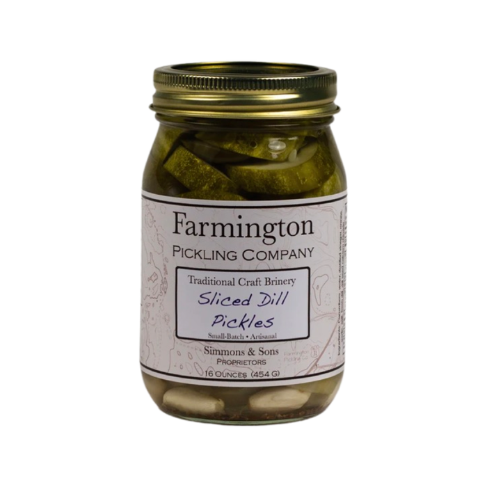 Farmington Pickle Co. 16oz Sliced Dill Pickles