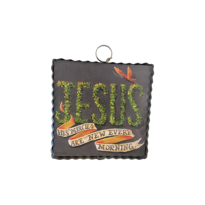 Metal “Jesus” Charm by The Round Top Collection