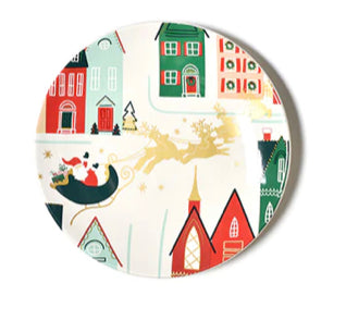 Coton Colors-Christmas In The Village Salad Plate