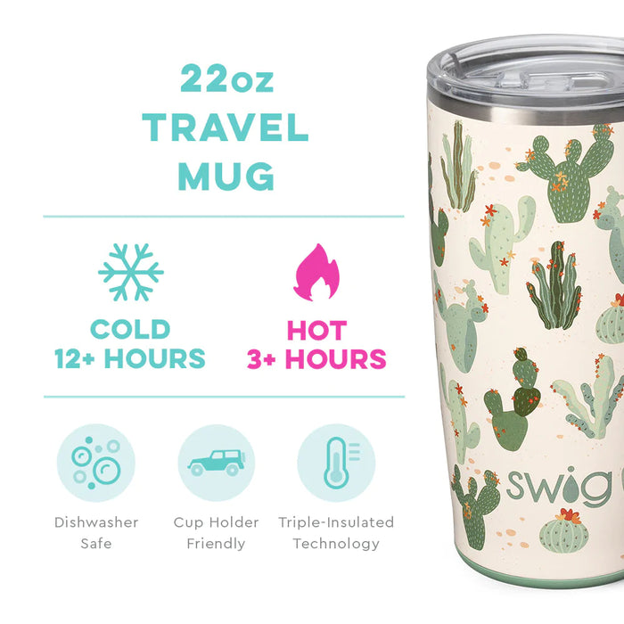 Swig Life Travel Mug 22 oz.-Prickly Pear