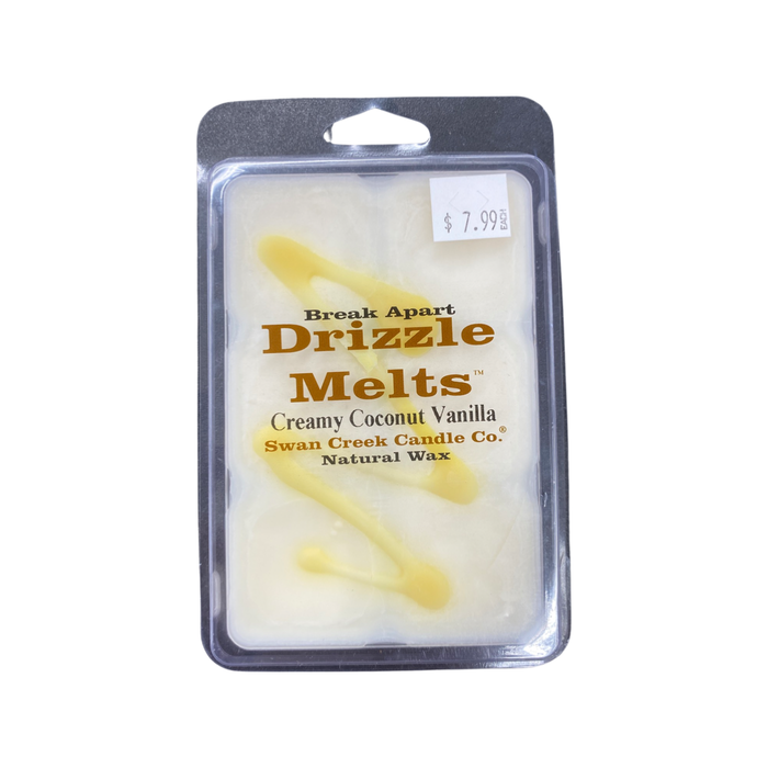 Swan Creek Candle Drizzle Melts-Creamy Coconut Vanilla