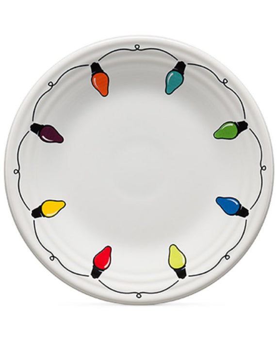 Fiesta Luncheon Plate-Lights