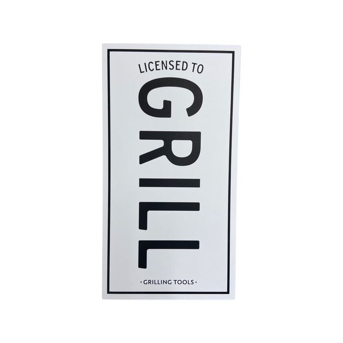 Licensed to Grill-- BBQ Tools Book Box