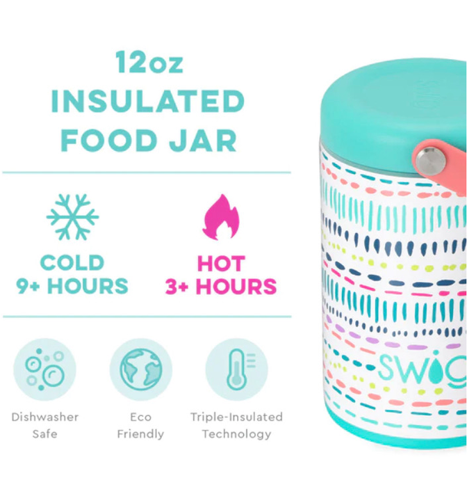 Swig Dipsy Dots Insulated Food Jar 12 oz.