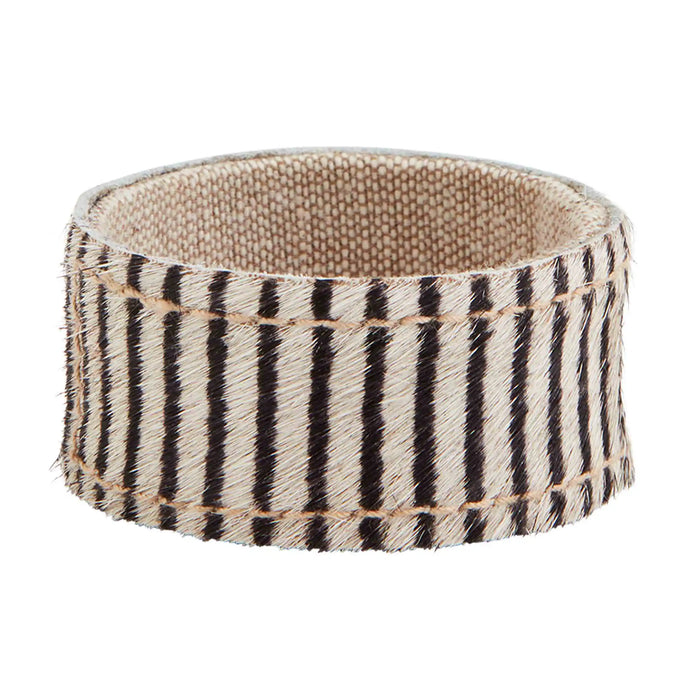 Stripes Mohair Napkin Ring