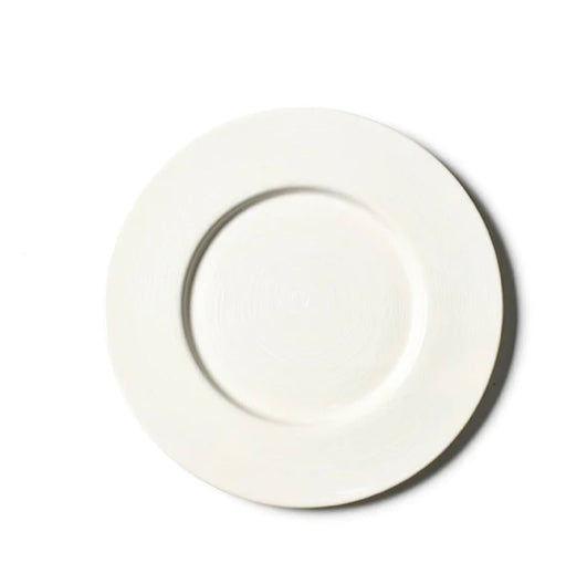 Coton Colors Signature White Rimmed Dinner Plate