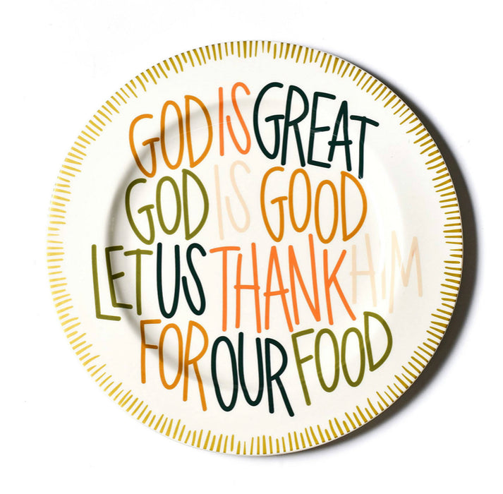 Coton Colors “God is Great”  14” Platter