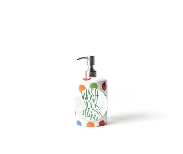 Happy Everything Bright Dot Mini Cylinder Soap Pump