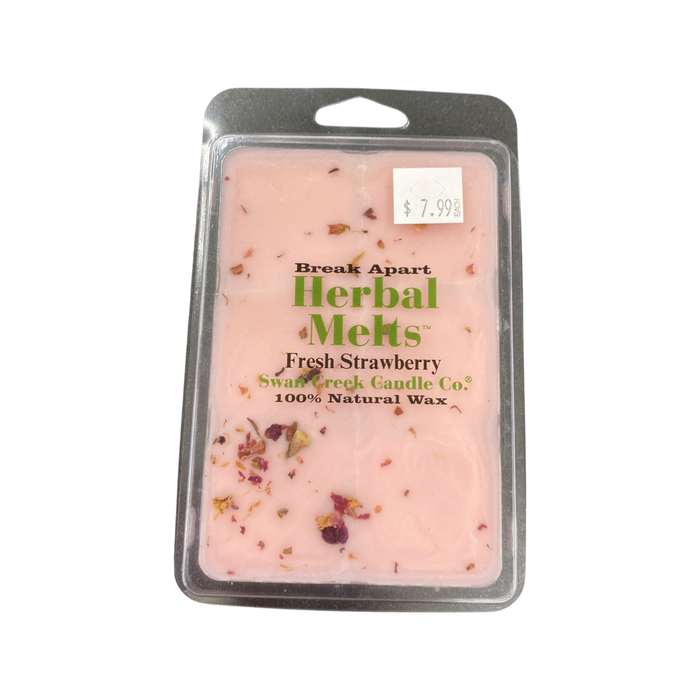 Swan Creek Candle Herbal Melts-Fresh Strawberry