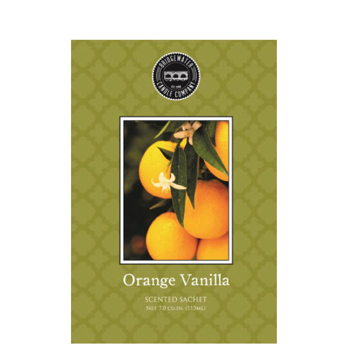 Bridgewater Orange Vanilla Scented Sachet