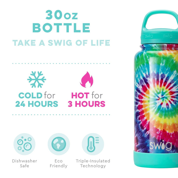 Swig Life 30 oz Bottle: Swirled Peace
